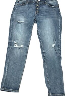 ✨BOGO 1/2✨ KanCan Jeans button fly distressed plus size 15/31